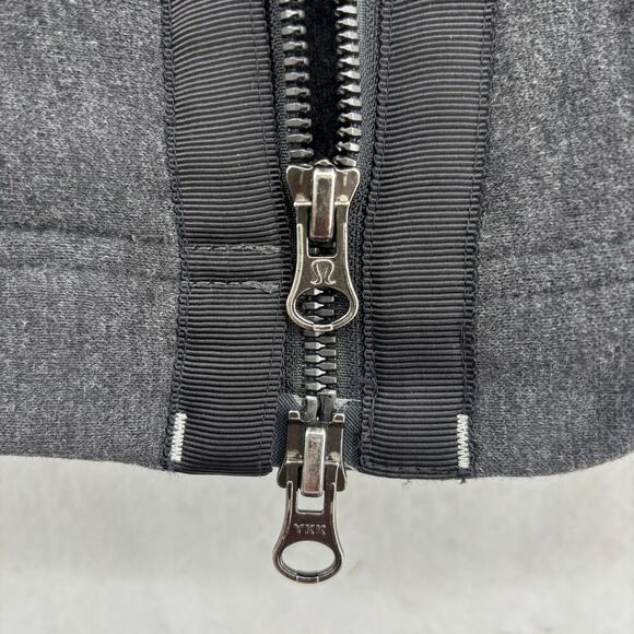 Lululemon Virasana Blanket Wrap Jacket Size 10 Heathered Charcoal Oversized Boxy - Picture 6 of 14